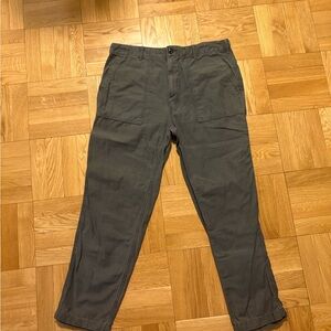 Outerknown Men's Dark Gray Cargo Pants